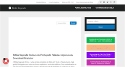 Desktop Screenshot of biblia.gospelmais.com.br