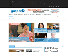 Tablet Screenshot of musica.gospelmais.com.br