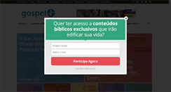 Desktop Screenshot of dicas.gospelmais.com.br