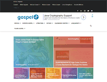 Tablet Screenshot of dicas.gospelmais.com.br