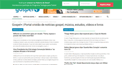 Desktop Screenshot of gospelmais.com.br