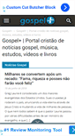 Mobile Screenshot of gospelmais.com.br