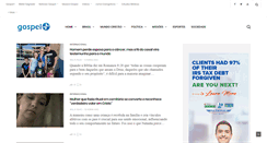 Desktop Screenshot of noticias.gospelmais.com.br